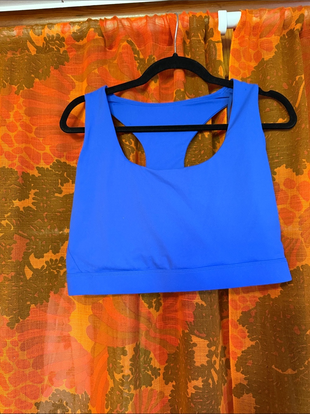Fabletics Bright Blue Racerback Sports Bralette